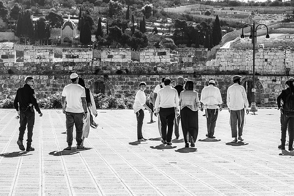 Southern Side Mount of Olives in Background 250731-2