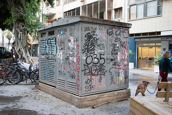 All Walls Are Fair Game for Graffiti in Tel Aviv 181220-1