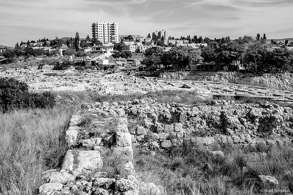 Looking Over to Excavations on East and Beit Shemesh 191121-2