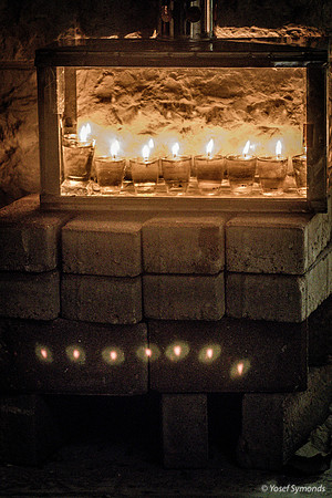 Reflections on Brick Supported Chanukiah 191228-1