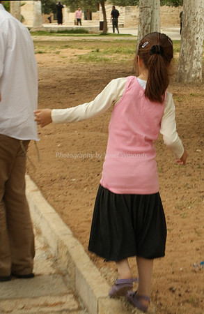 Girl in Balancing Game