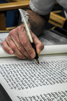 Scribe and Artifacts of Hachnasat Sefer Yehoshua 140213-20