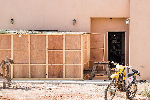 Straight Sukkah and Rodeo Motorcycle 191015-1