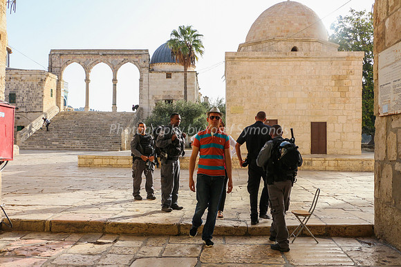 Tourists and Security Detail
