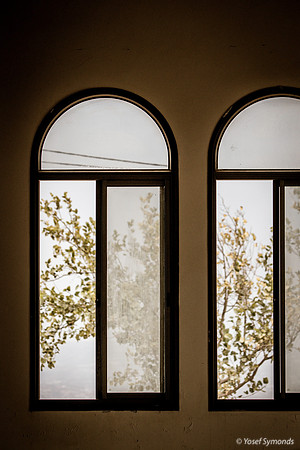 Looking Through the Yitzhar Synagogue Window 191015-2