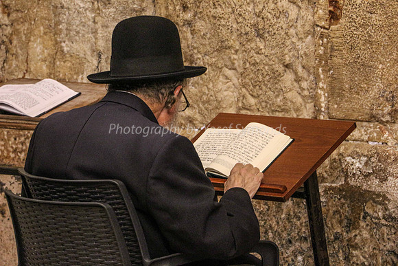 Man Praying at Kotel 9