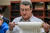 Scribe and Artifacts of Hachnasat Sefer Yehoshua 140213-33
