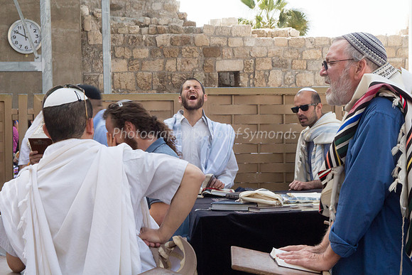 Emotional Prayer at Western Wall 1