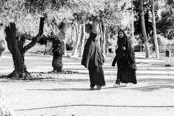 Arab Women on Stroll 250731-3