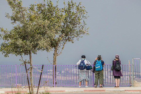Looking Out from Yitzhar on a Stormy Day 191015-2
