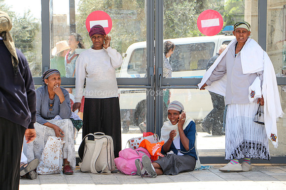 Ethiopian Ladies at Western Wall Plaza