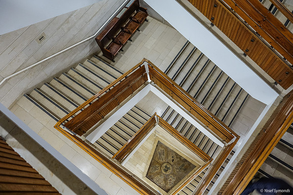 Stairs in Great Synagogue Building Jerusalem 200303-1