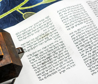 Scribe and Artifacts of Hachnasat Sefer Yehoshua 140213-27