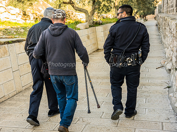 Man Being Assisted on Walk 190212-4