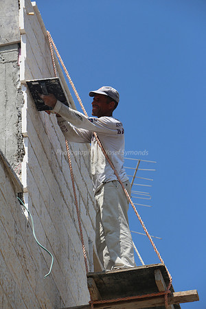Construction Worker On Rope Scaffold 5