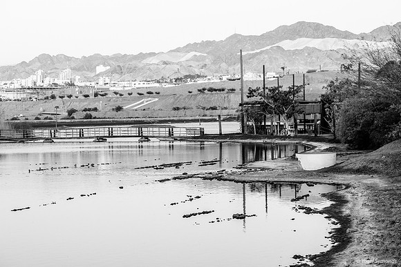 Southern Lake with Eilat in Background 2
