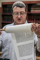 Scribe and Artifacts of Hachnasat Sefer Yehoshua 140213-34