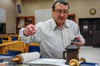 Scribe and Artifacts of Hachnasat Sefer Yehoshua 140213-32