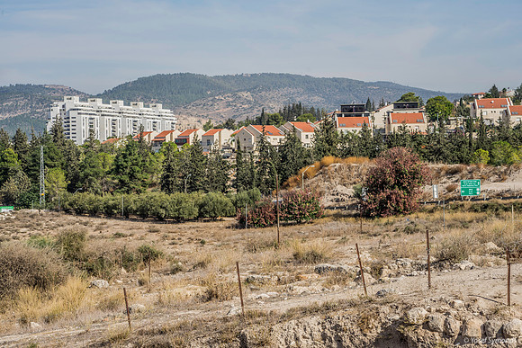 Looking North-East at Beit Shemesh Past Route #38 in Midground 191121-1