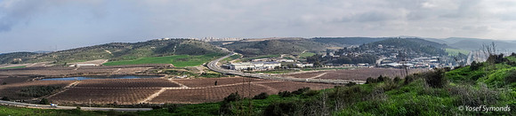 Panorama Fields of Kibbutz Lamed Hey 200216-2