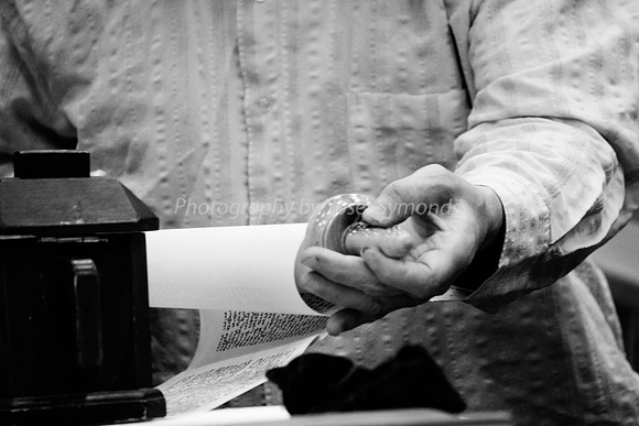 Rolling the Parchment Scroll 2