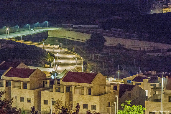 Mem 3 Neighborhood Beit Shemesh at Night 190404-5