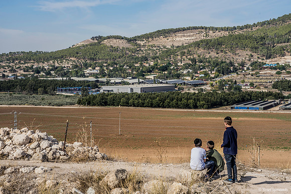 Looking Across the Field to Kibbutz Tzora 191121-1