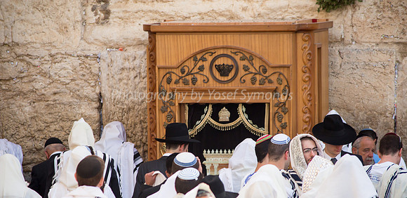 Mens Prayer at Western Wall 140616-6