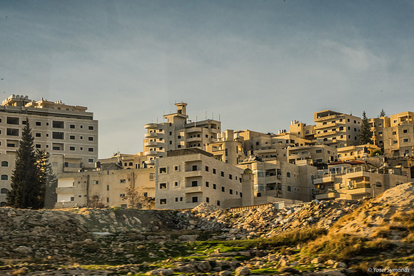 Large Modern Arab Buildings East of Jerusalem - Mostly Unoccupie