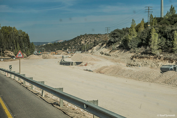 Traveling NE on Route #38 from Tel Azeka to Tel Beit Shemesh 191121-5
